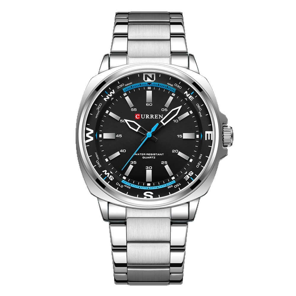 Steel-band CURREN Quarzuhr – Stilvolle Business-Uhr mit robustem Edelstahlarmband