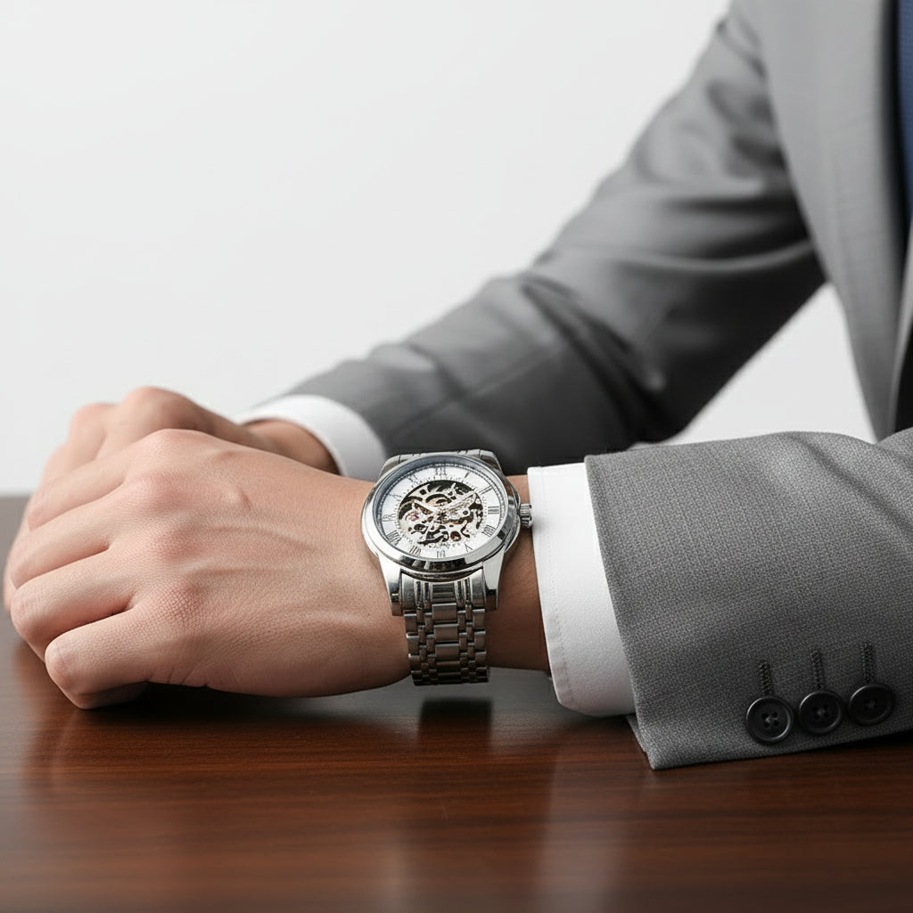 TEVISE Minimalist Automatikuhr Herren T9005D – Klassische Eleganz mit praktischen Funktionen