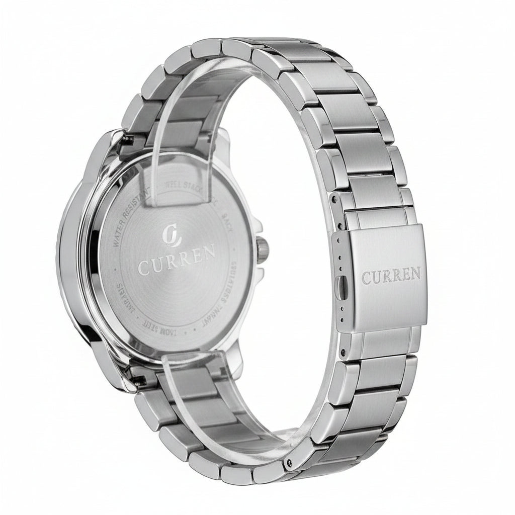 Steel-band CURREN Quarzuhr – Stilvolle Business-Uhr mit robustem Edelstahlarmband