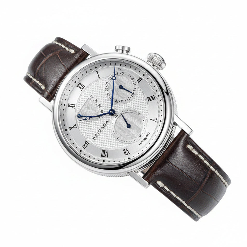 Brigada Mechanische Uhr – Klassische Eleganz mit präziser Uhrmacherkunst