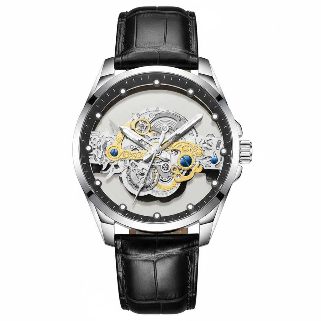 New Double-sided Skeleton Full Automatic Uhr – Exklusive Skelett-Optik mit vollautomatischer Mechanik