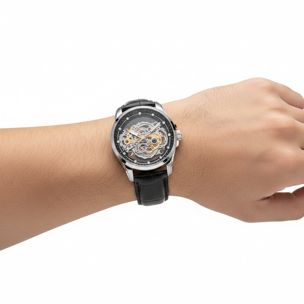 New Double-sided Skeleton Full Automatic Uhr – Exklusive Skelett-Optik mit vollautomatischer Mechanik