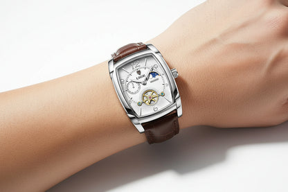 LIGE Tourbillon Mechanikuhr Herren – Elegante Mechanik mit modernem Design