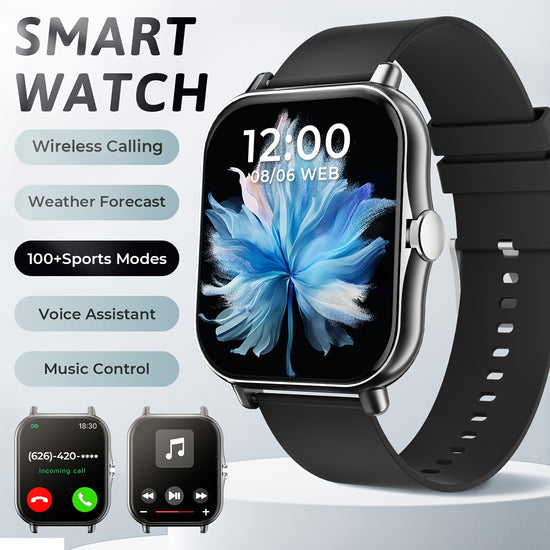 Smart Watch - Wireless Calling, Music Play
