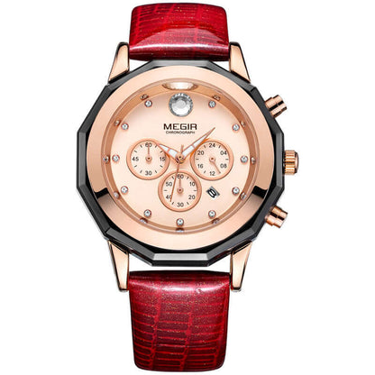 Multi-function Ladies MEGIR Uhr – Eleganter Stil mit praktischer Funktionalität