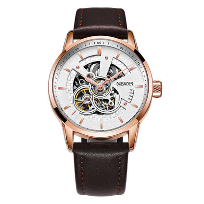 UUBAOER Automatik Mechanische Uhr – Elegante Mechanik mit zeitlosem Stil