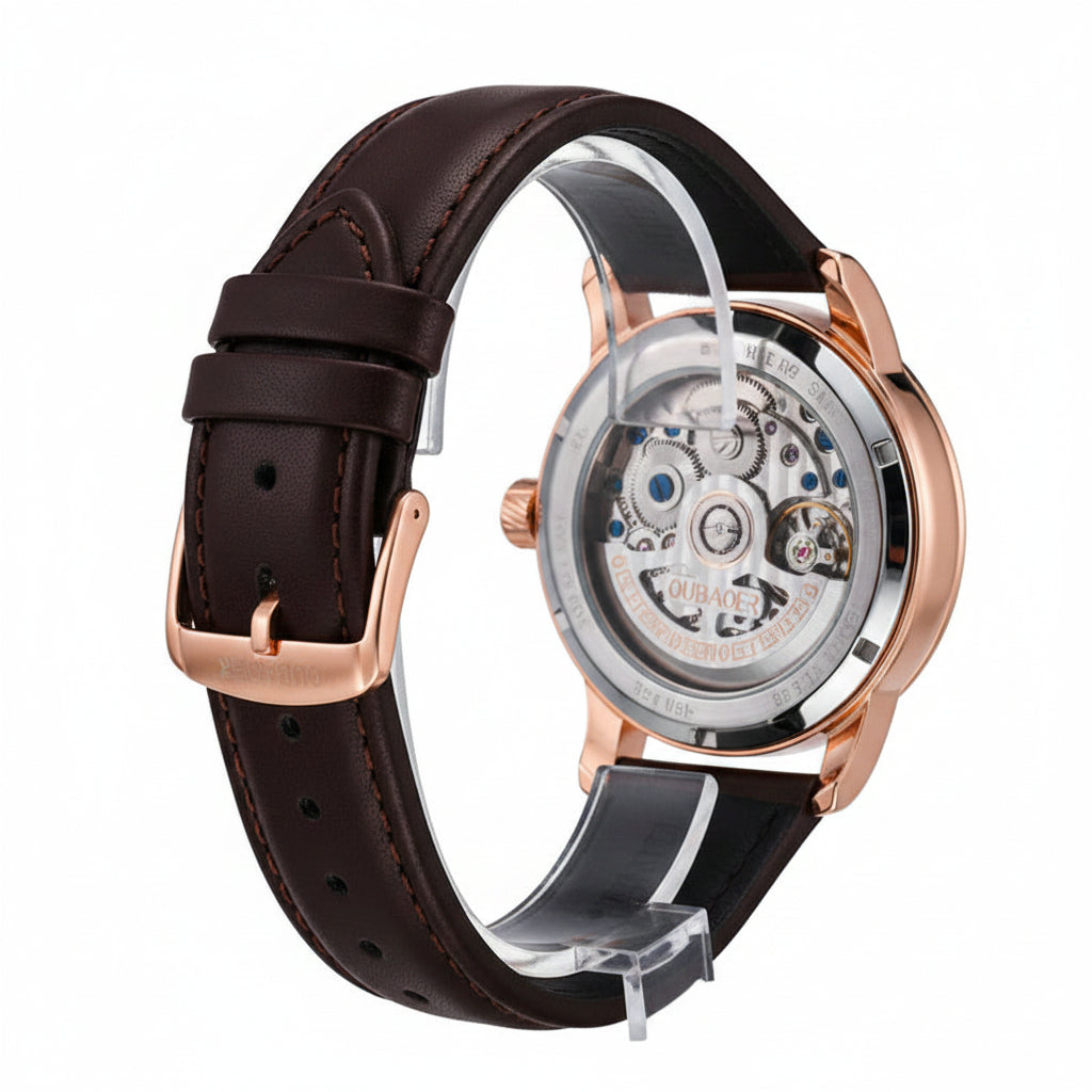 UUBAOER Automatik Mechanische Uhr – Elegante Mechanik mit zeitlosem Stil