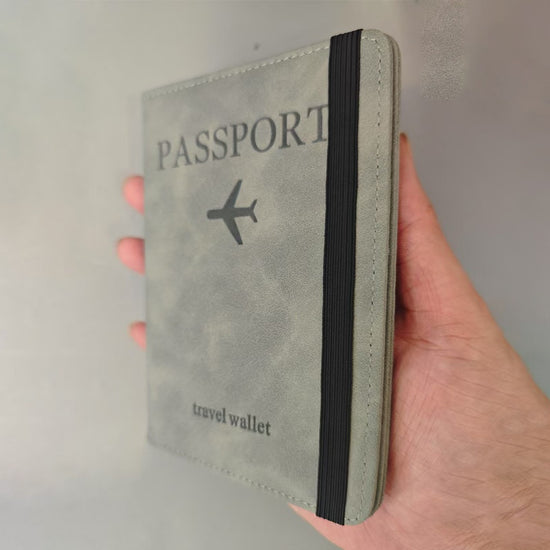 Passport Wallet with RFID Blocking Technology