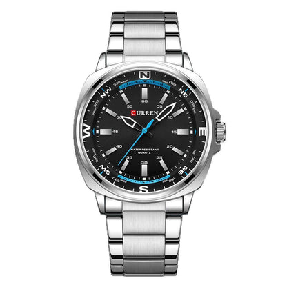 Steel-band CURREN Quarzuhr – Stilvolle Business-Uhr mit robustem Edelstahlarmband