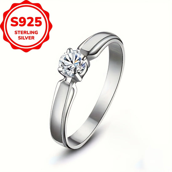 Elegant S925 Sterling Silver Ring