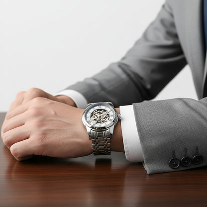 TEVISE Minimalist Automatikuhr Herren T9005D – Klassische Eleganz mit praktischen Funktionen
