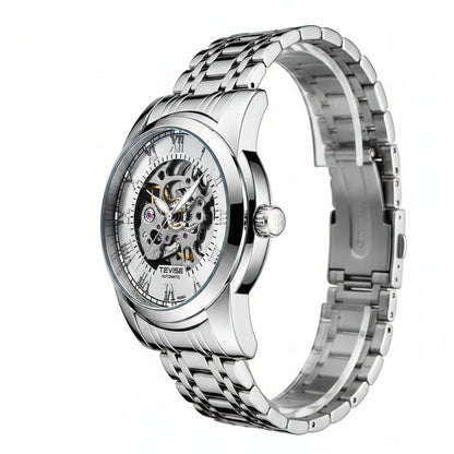 TEVISE Minimalist Automatikuhr Herren T9005D – Klassische Eleganz mit praktischen Funktionen