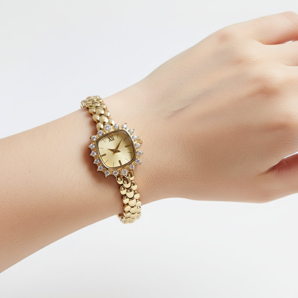 Niche Vintage Thin-chain Uhr – Zarte Eleganz mit zeitlosem Vintage-Stil