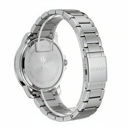 Steel-band CURREN Quarzuhr – Stilvolle Business-Uhr mit robustem Edelstahlarmband