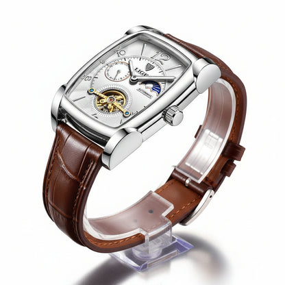 LIGE Tourbillon Mechanikuhr Herren – Elegante Mechanik mit modernem Design