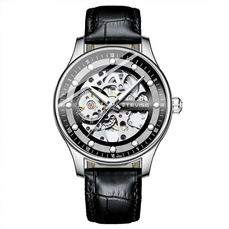 Fashionable Waterproof Mechanical Watch TEVISE – Elegante Mechanik für Alltag und Business
