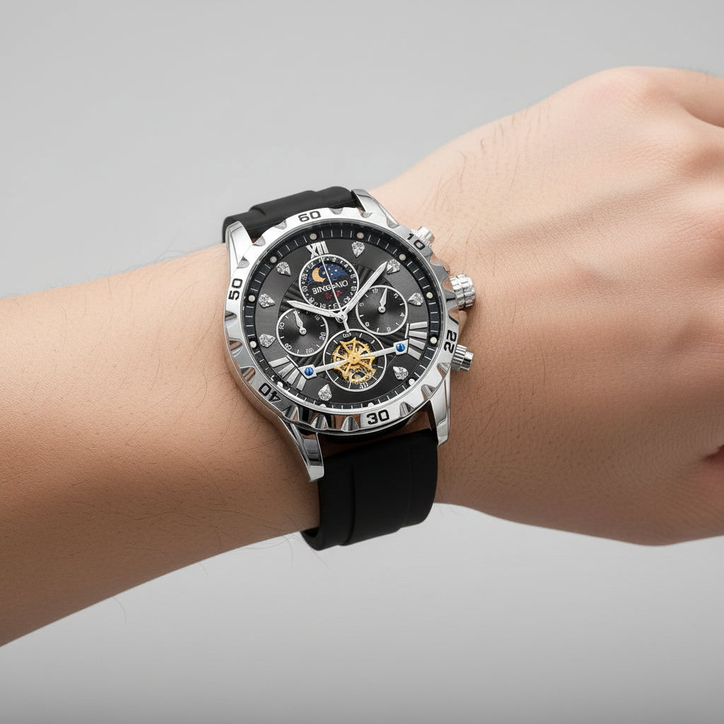 Waterproof Luminous BINBOND Quarzuhr – Markantes Design mit zuverlässiger Funktionalität