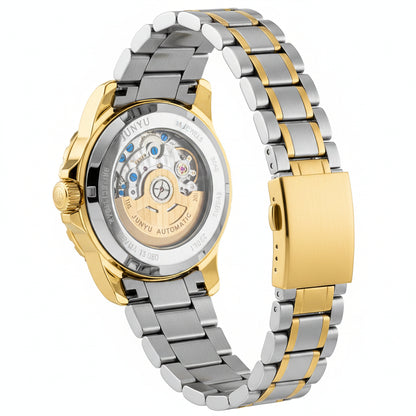 JUNYU Wasserdichte Mechanikuhr Herren – Eleganz mit markanter Ausstrahlung