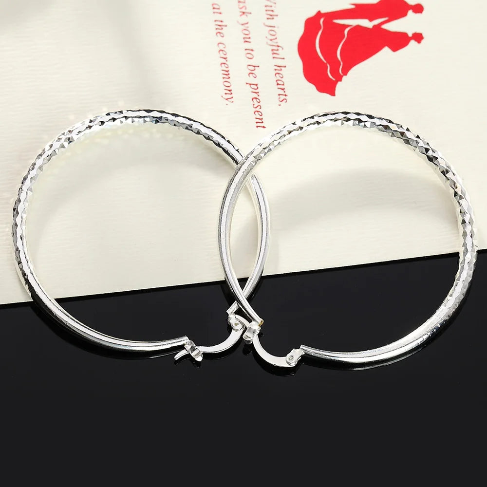 circle hoop Earrings
