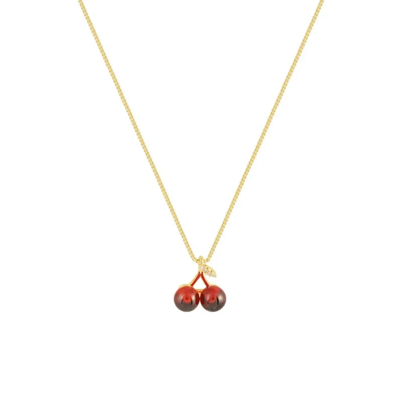 Cherry Pendant Necklaces