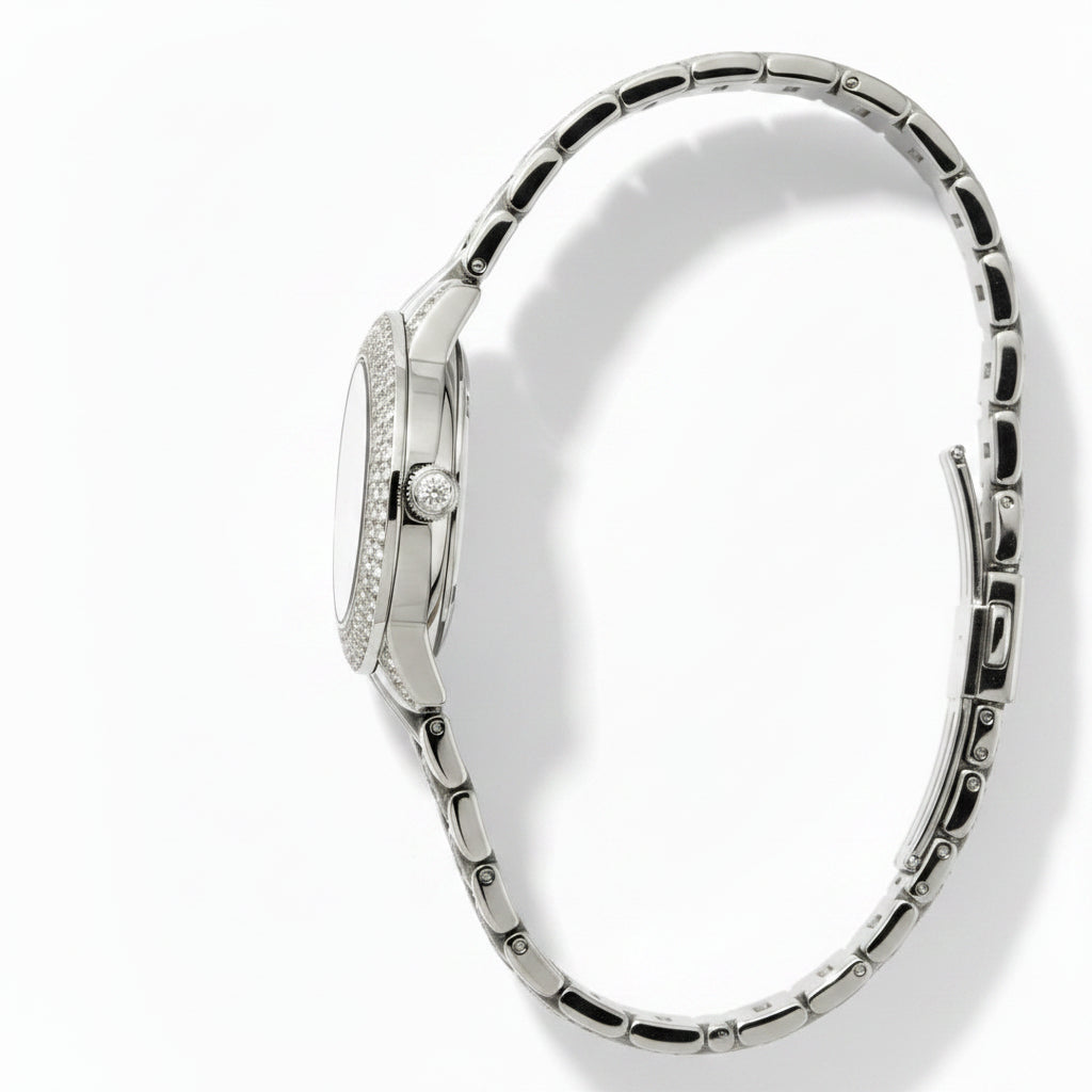 Quarz Digital Roman Diamond Uhr – trifft moderne Funktionalität