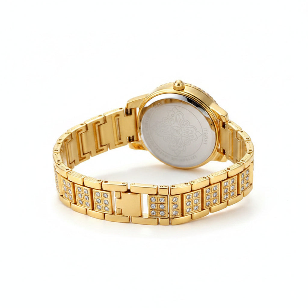 Quarz Digital Roman Diamond Uhr – trifft moderne Funktionalität