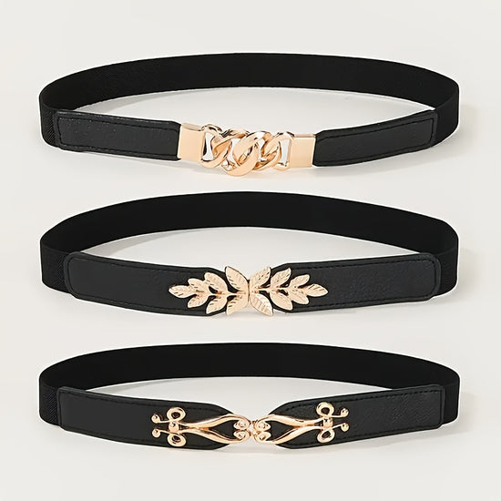 Belt Fashion Elastic Waistband Set