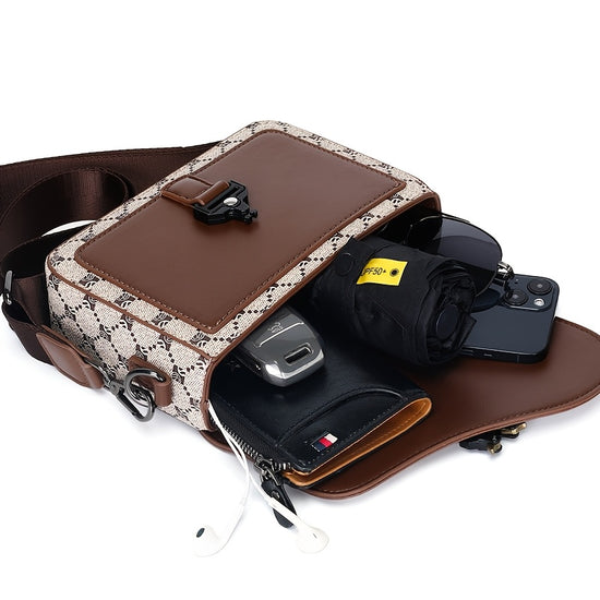 Vintage Pattern Saddle Bag