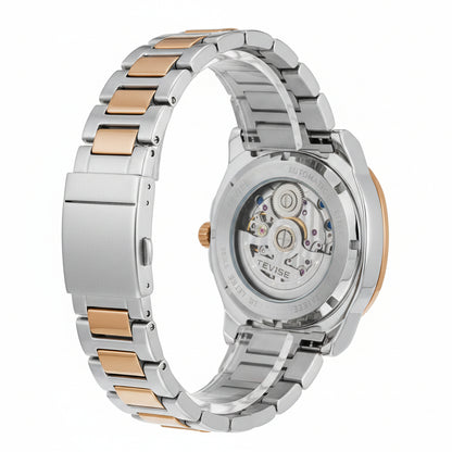 TEVISE Wasserdichte Mechanikuhr Herren T01B – Stilvolle Eleganz mit mechanischer Präzision