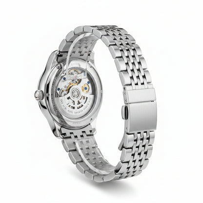 RAKSADUKE Herrenuhr mit Edelstahlarmband – Luxuriöse Skelett-Ästhetik mit markantem Stil