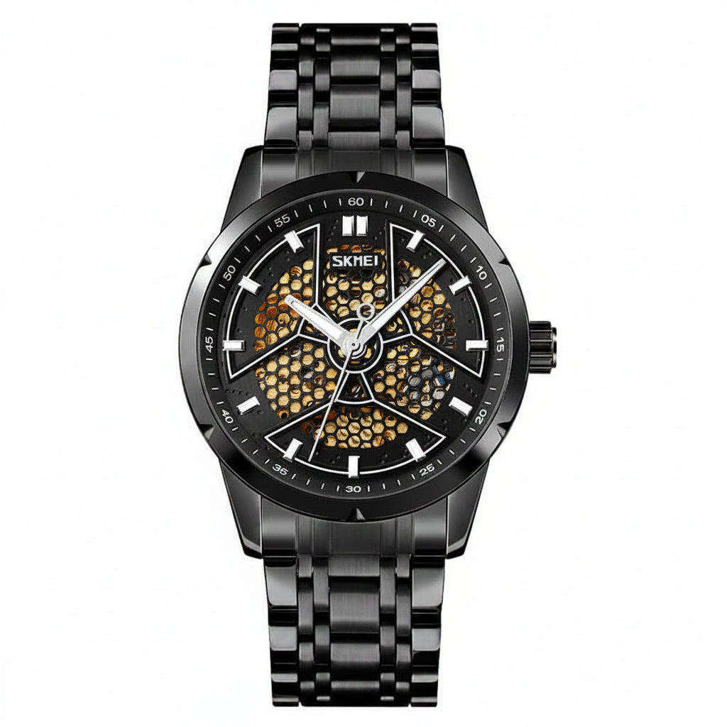 Creative Honeycomb Automatic SKMEI Uhr – Markantes Design mit mechanischer Präzision