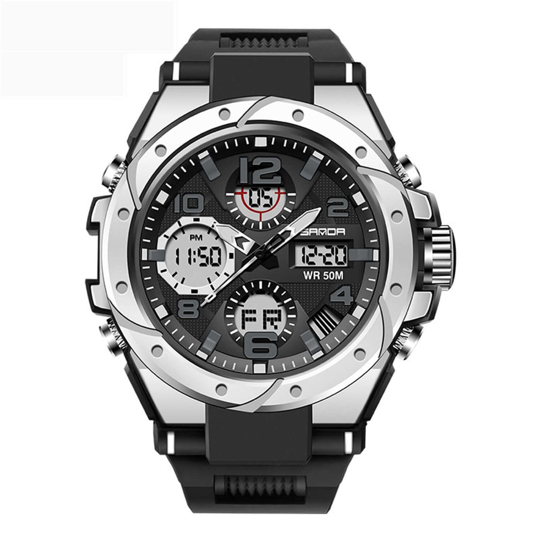 Quartz Watch For Sports – Sportliches Design mit moderner Dualanzeige