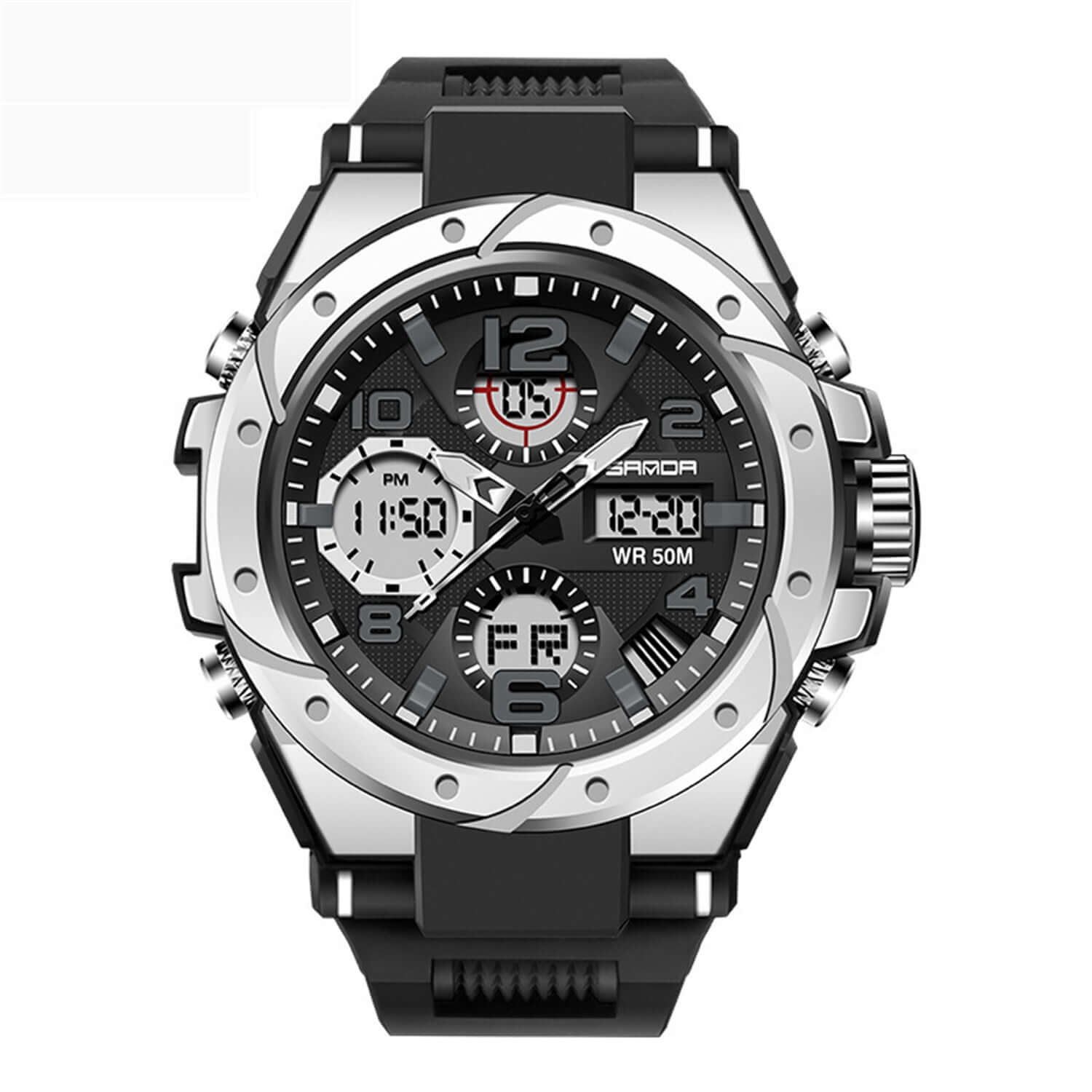 Quartz Watch For Sports – Sportliches Design mit moderner Dualanzeige