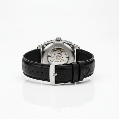 TEVISE Automatikuhr Lederarmband Herren – Klassischer Komfort mit automatischer Präzision
